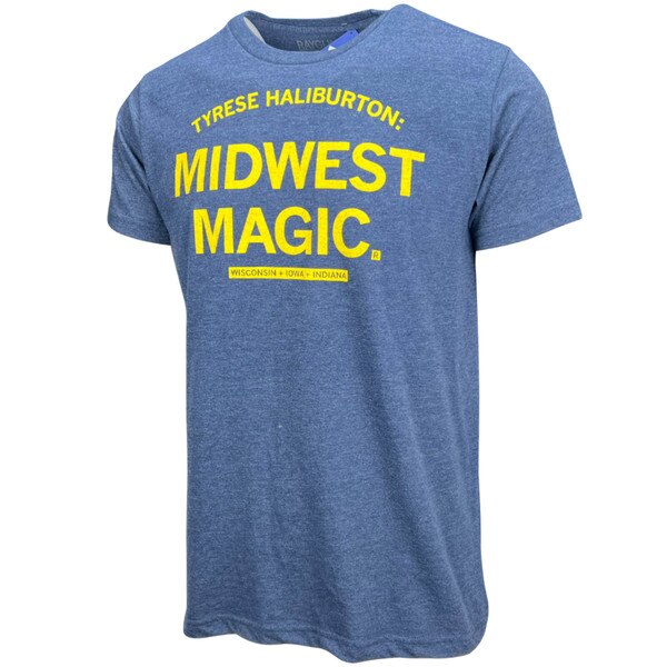 Raygun Tyrese Haliburton Midwest Magic Blue T-shirt